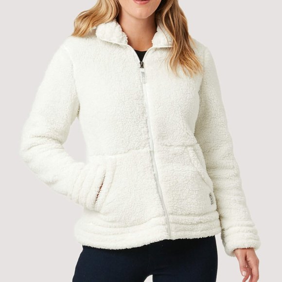 Free Country Sierra Butter Pile Jacket Sherpa Faux Fur Coat Cream Size 2X NEW - Picture 1 of 9